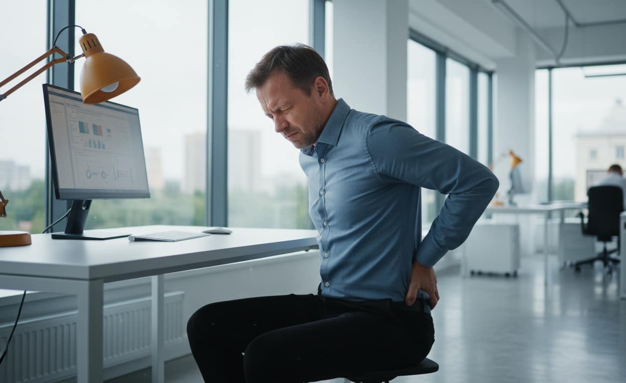 Боль в спине при длительной сидячей работе